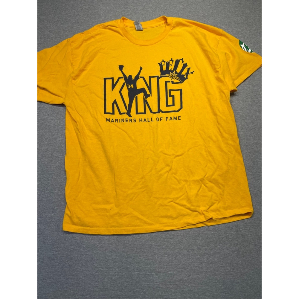 Men's Gildan T-Shirt XL Yellow Green